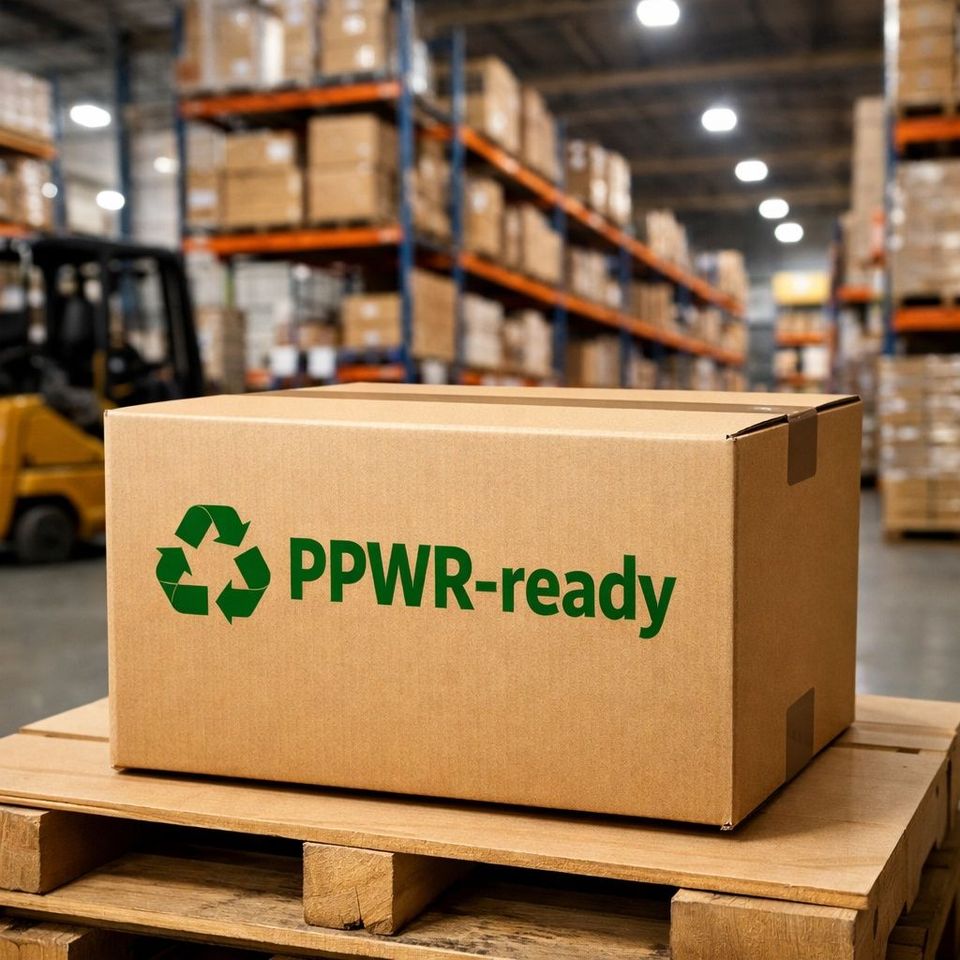 Een PPWR-ready verpakking (AI gegenereerd)