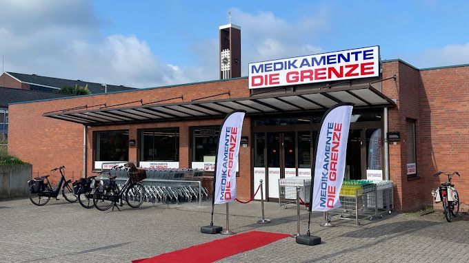 Winkel van Die Grenze, Rijssen. Eigendom foto Die Grenze