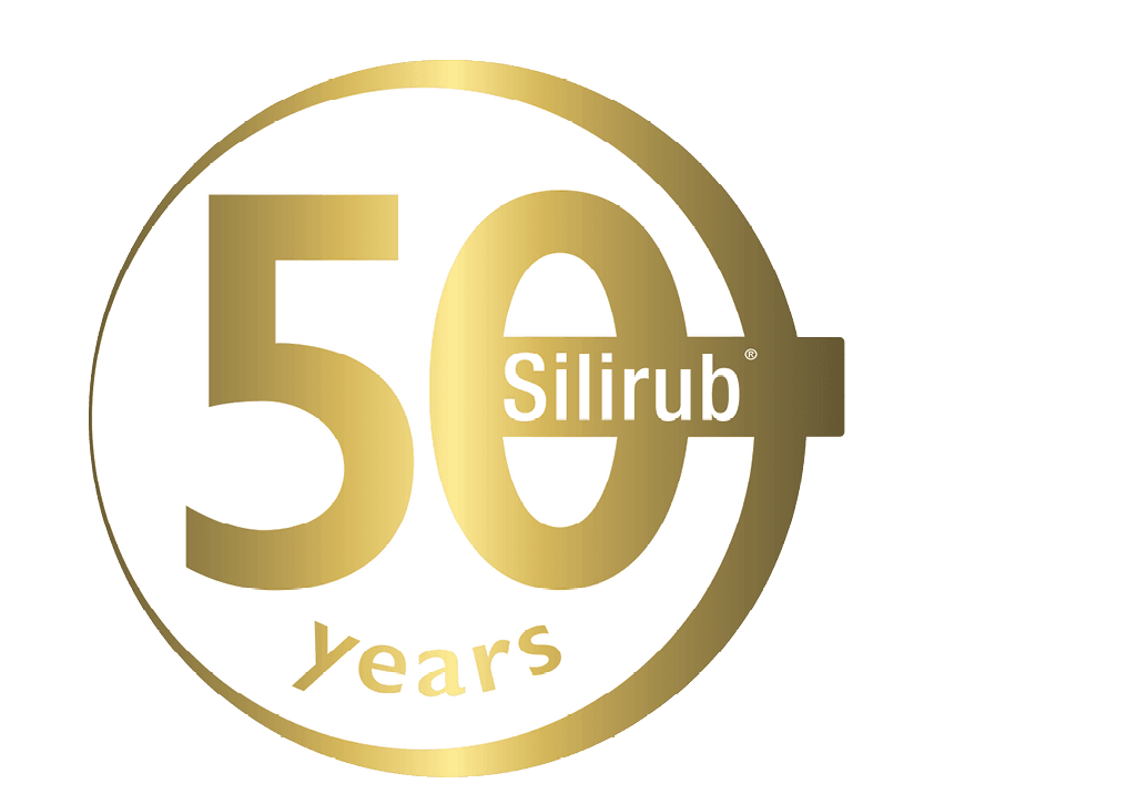 Silirub_50year_GOLD_WhiteLine