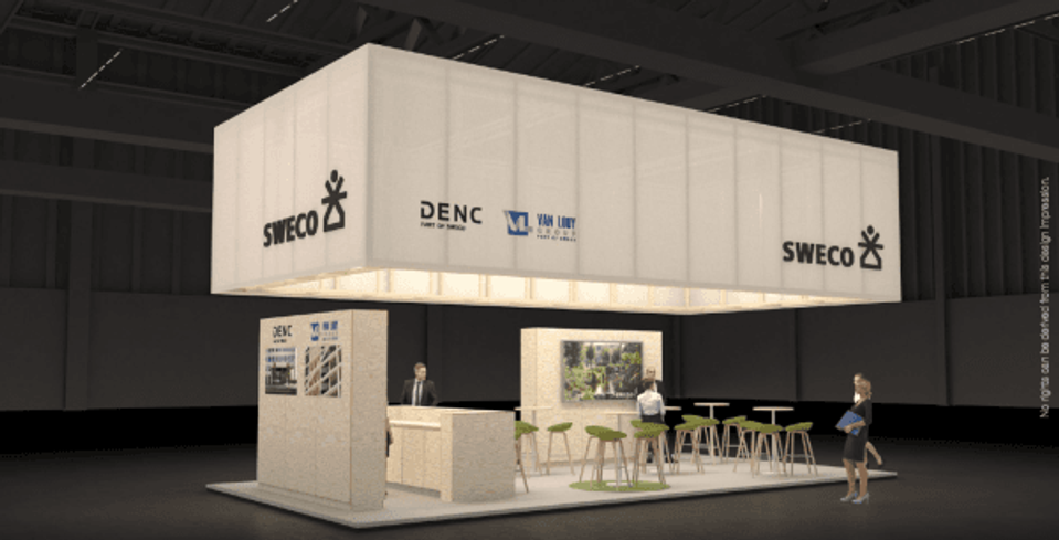 Impressie 100 procent circulaire beursstand