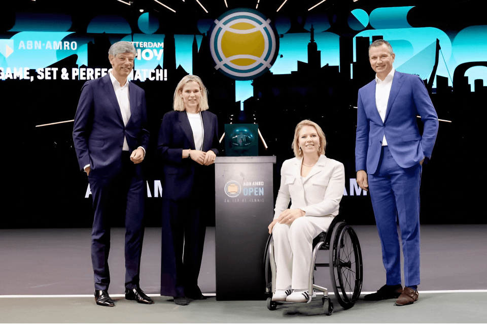 ABN AMRO verlengt sponsorship tennistoernooi met drie jaar