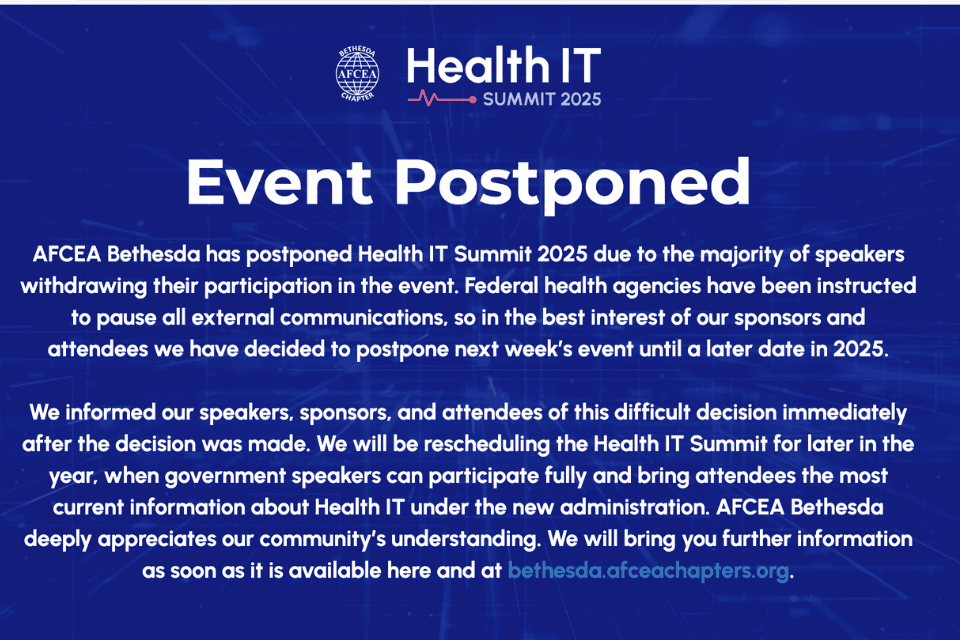 AFCEA Health IT Summit