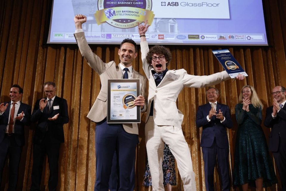 ASB Glassfloor winnaar Bayerischer Mittelstandspreis