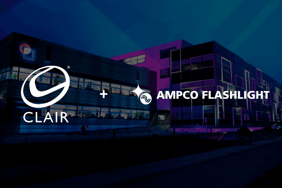 Ampco Flashlight sluit zich aan bij Clair