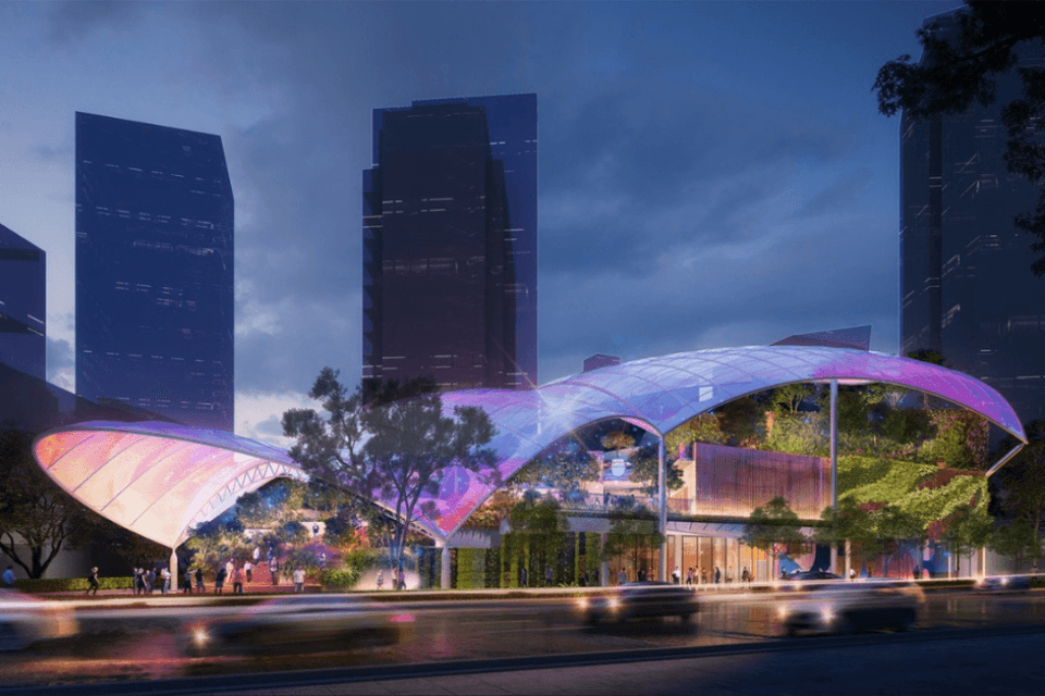 Artist impression Grange Road in Singapore