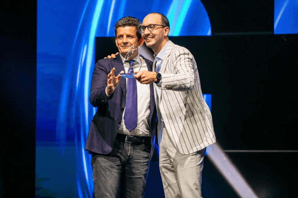 Pieter Bas Boertje en Jorryt van der Haar respectievelijk CEO en Directeur Creatie en Innovatie van D&B Eventmarketing