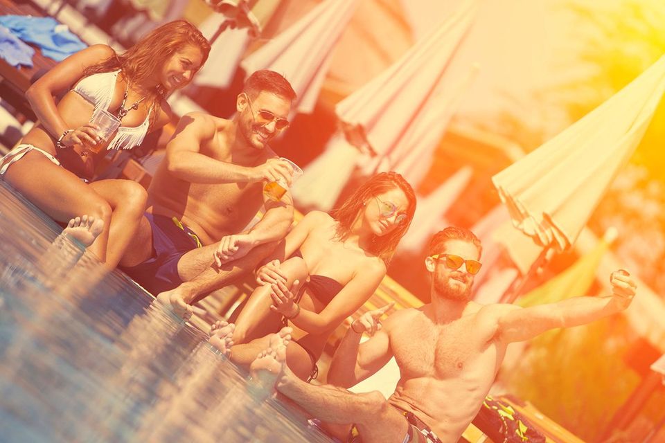 Beurslocaties in de zomer