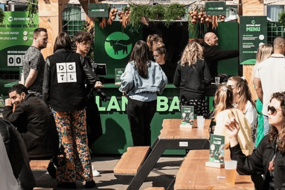 Beyond Meat-foodtruck op DGTL Festival.