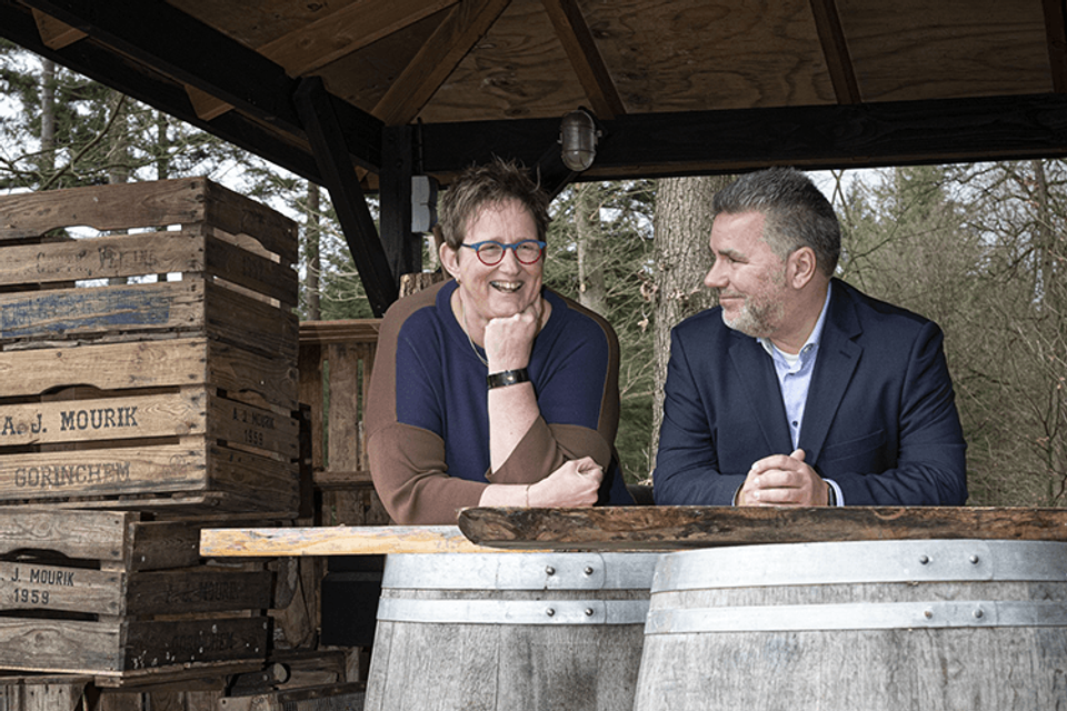 Margreet van Roest en Dominique Nijkamp