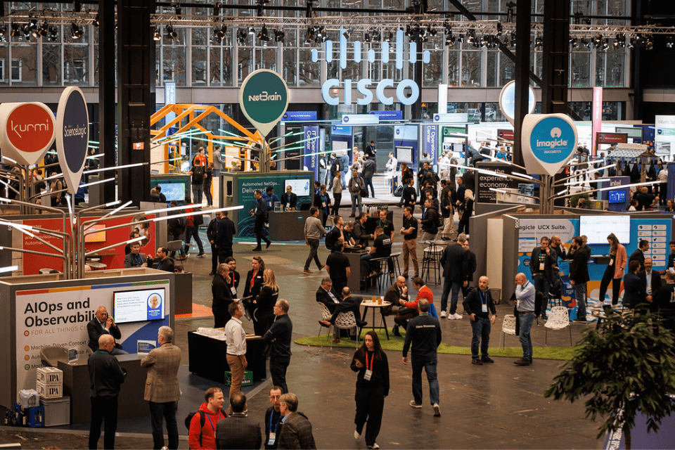 Beursstand Cisco in RAI Amsterdam