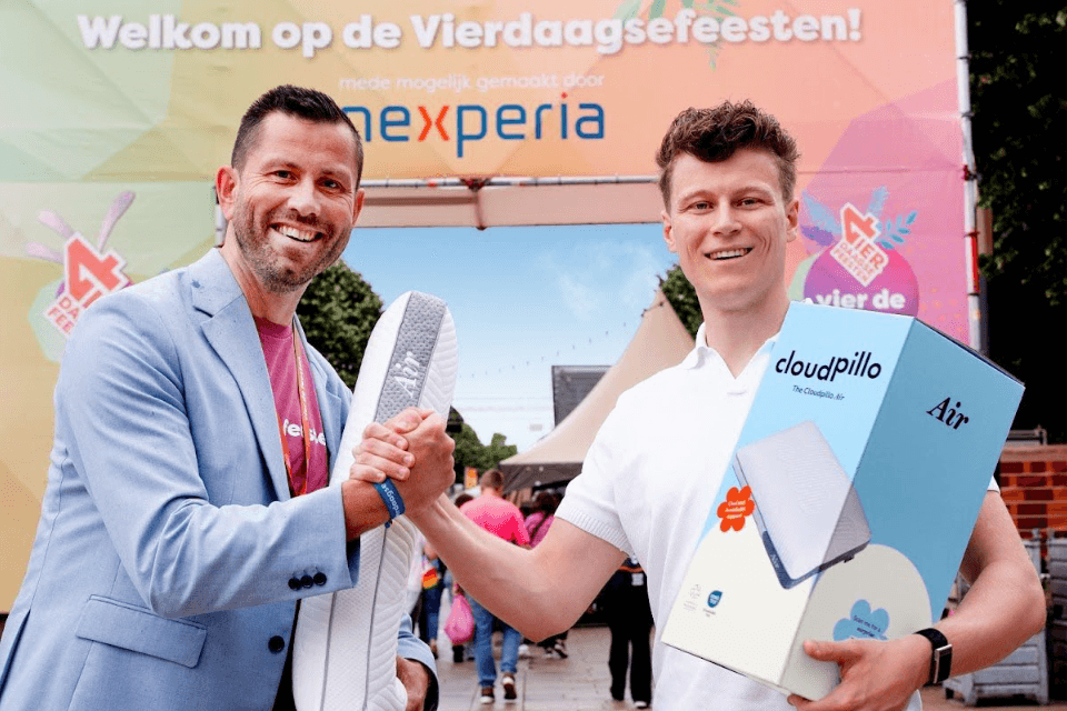 Cloudpillo merkactivatie Vierdaagsefeesten