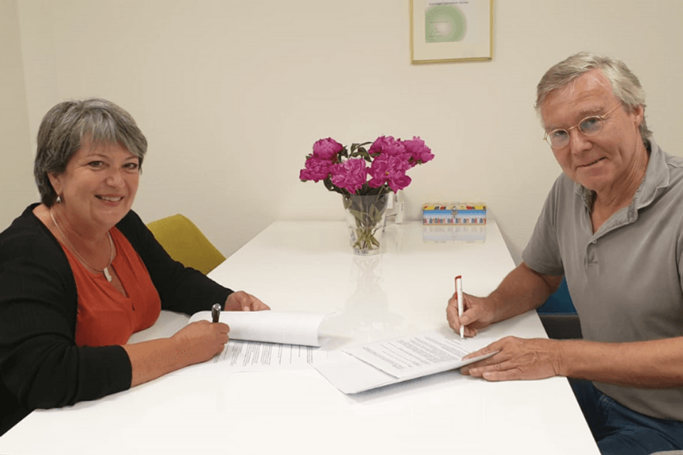 Nicolette van Erven en Franck Smit