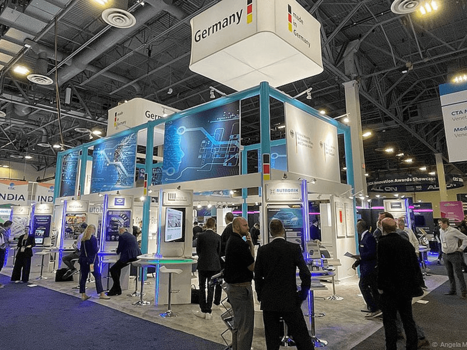 Duitse landenpaviljoen op CES Las Vegas