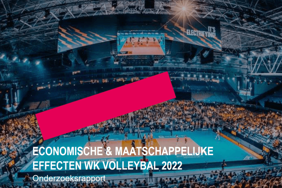 Cover rapport Economische & Maatschappelijke effecten WK Volleybal 2022