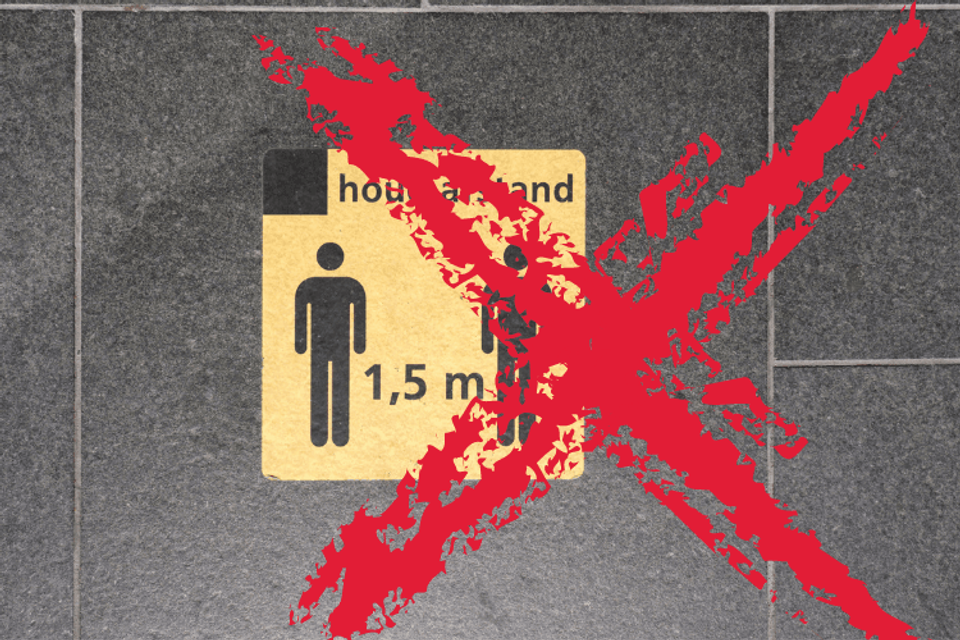 Einde anderhalve meter