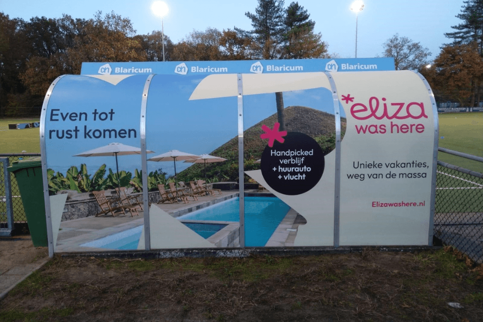 Eliza was here promotie op dug-out