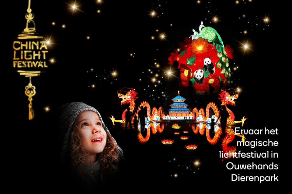 Ervaar het magische lichtfestival in Ouwehands Dierenpark