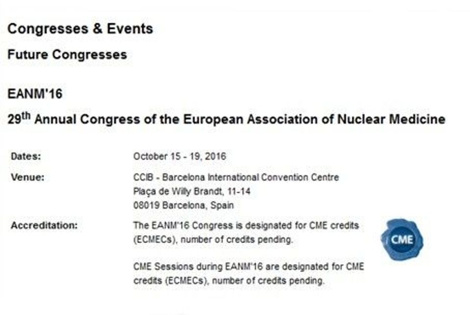 European Association of Nuclear Medicine