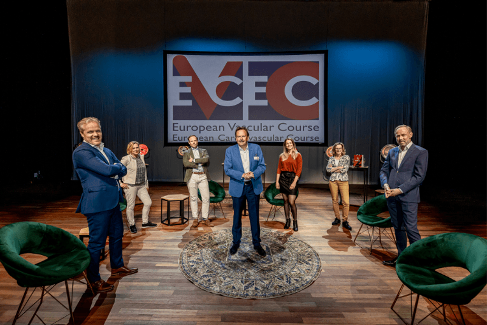 Rob van de Wiel - Managing Director MECC Maastricht, Susanne Pauwels - Pauwels Congress Organisers, Charles Beckers - Sr. Business Development Manager MECC Maastricht, Prof. dr. Michael Jacobs - Vaatchirurg en Directeur van het hart + vaatcentrum, tevens 