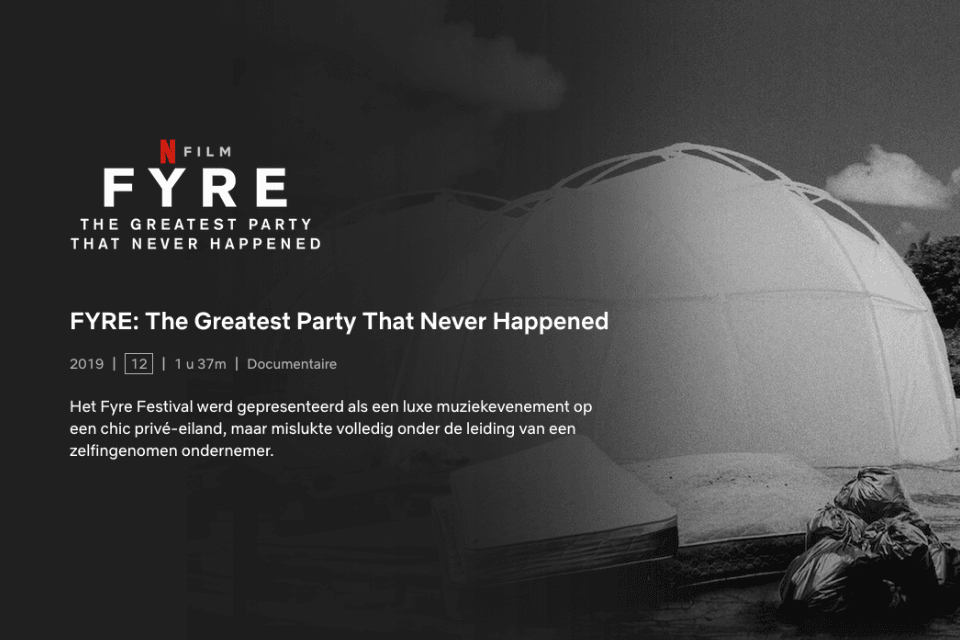 Fyre - The Greatest Party that never happened