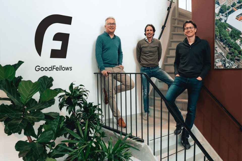 Goodfellows initiatiefnemers Jan Paul de Wildt, Norbert Chevalier en Niels Markensteijn