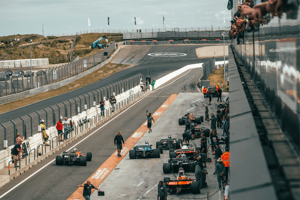 Pit stop tijdens de Dutch Grand Prix van 2022