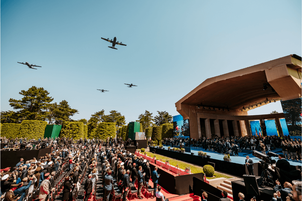 Herdenkingsceremonie 80 jaar D-Day
