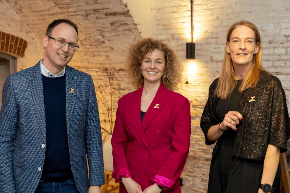 Oliver Talens, Mirre van Tilburg en Michèle van de Craats