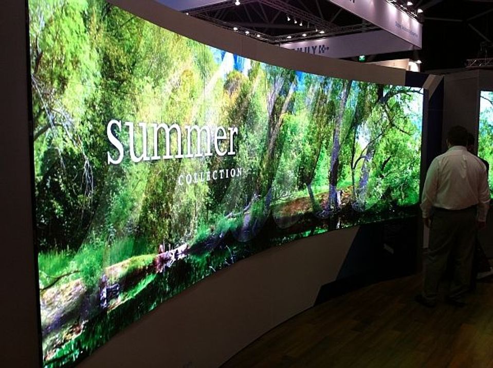 ISE led displays naadloze wall