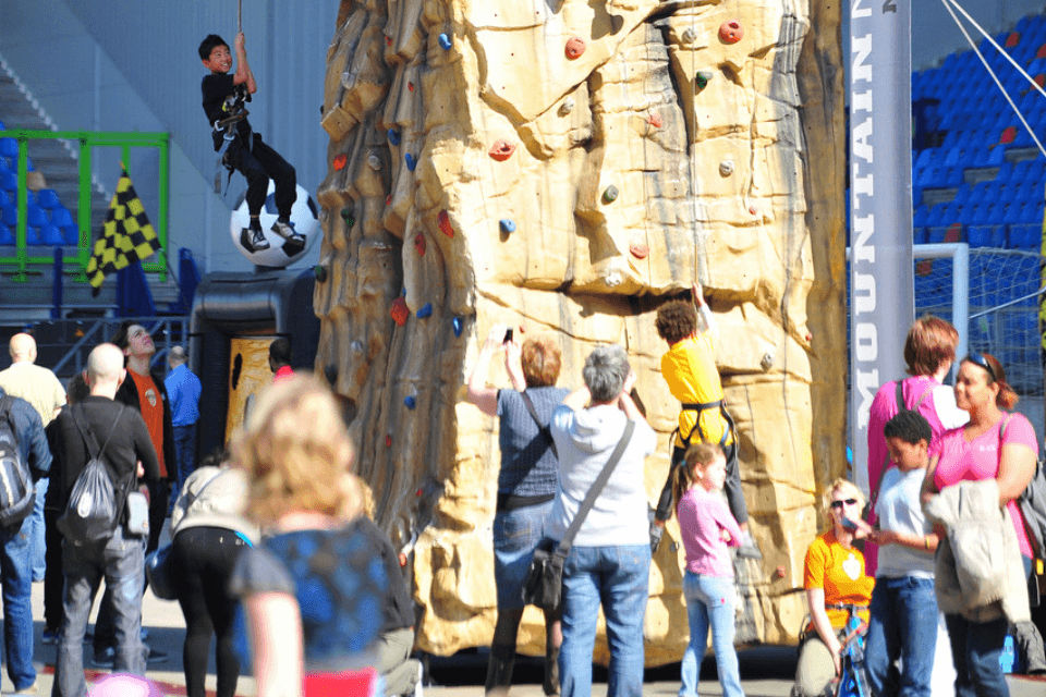 Impact Fair 2024 klimmuur Solidaridad