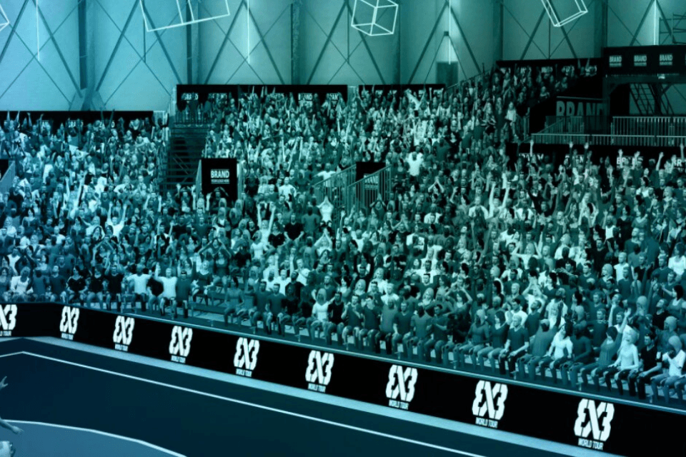 Impressie decor FIBA 3x3 World Tour Masters