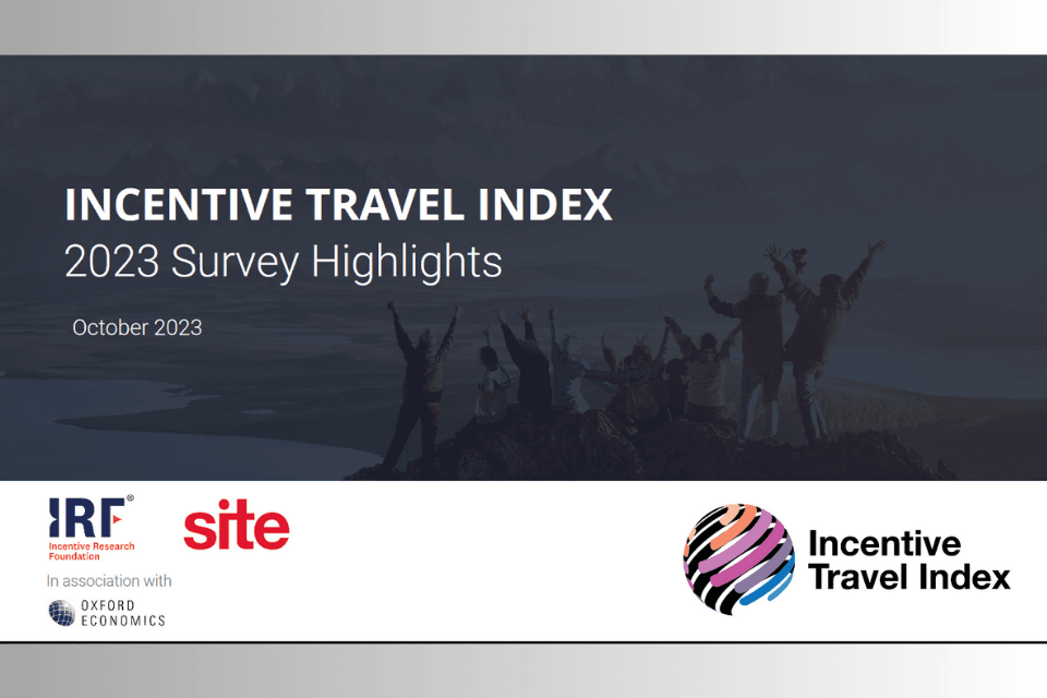 Cover Incentive Travel Index 2023