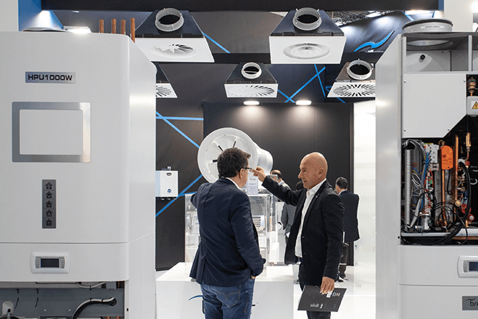 Vakbeurs voor airconditioning- en ventilatie-branche