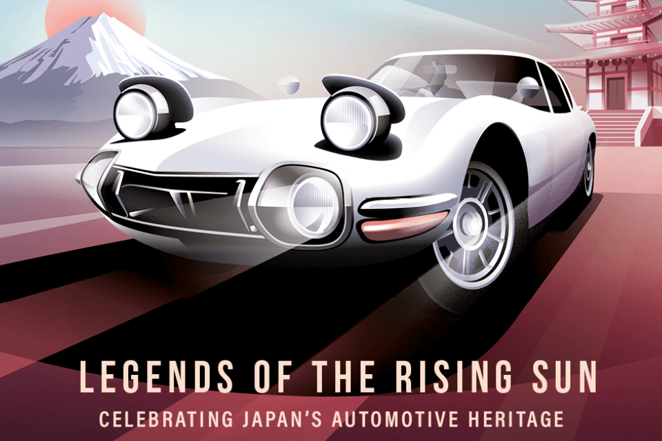 Interclassics Maastricht 2026 thema Legends of the rising sun