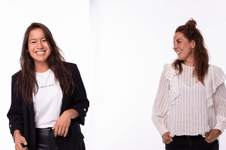 Jaylee van ter Beek en Cleo Zijlstra