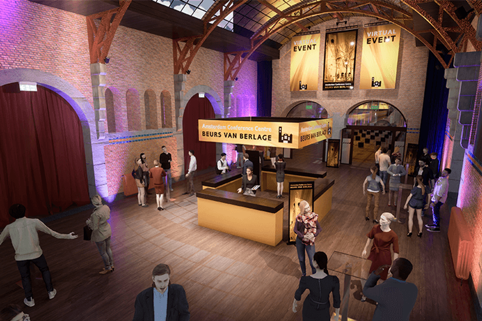 Key visual Beurs van Berlage Virtual Live Events