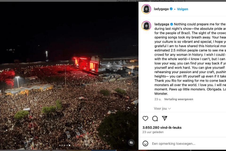 Lady Gaga - Mayhem on the beach