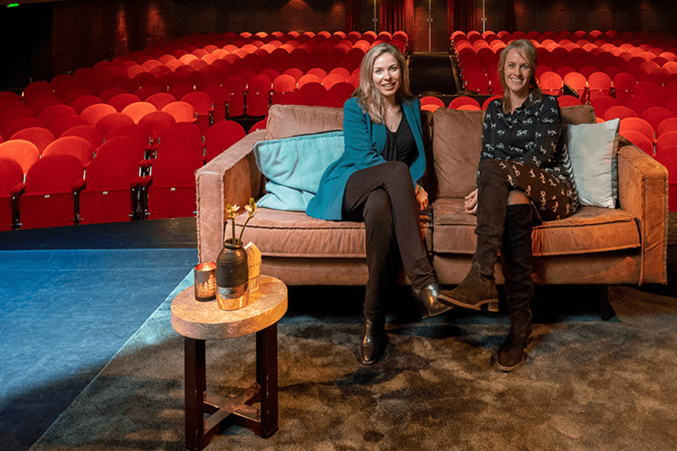 Laura Huijgen en Lydia Baloe