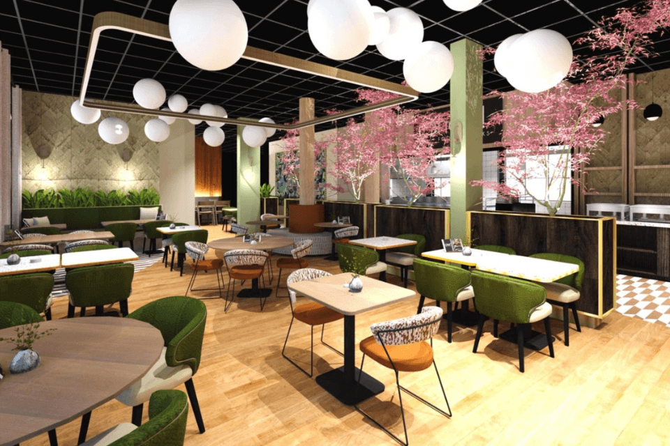 Rendering gerenoveerde lobby Leonardo Hotel Breda City Center