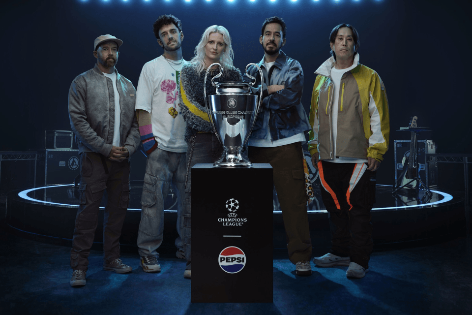 Linkin Park klaar voor Pepsi Champions League show