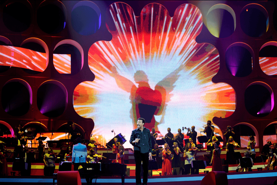 Lionel Richie op Symphonica in Rosso