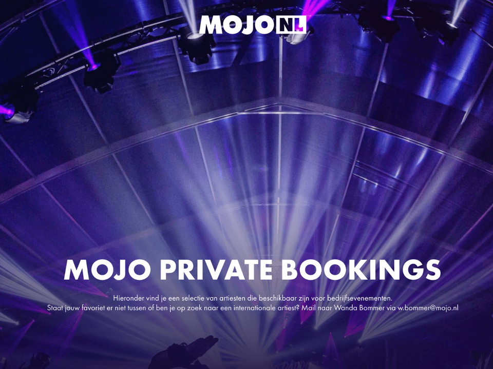 MOJO Private Bookings