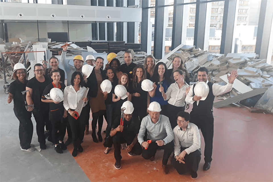 Meeting Event Center Leiden in aanbouw