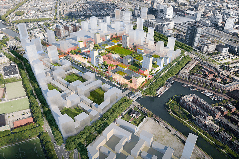 Nieuwe Jaarbeurs bird eye view