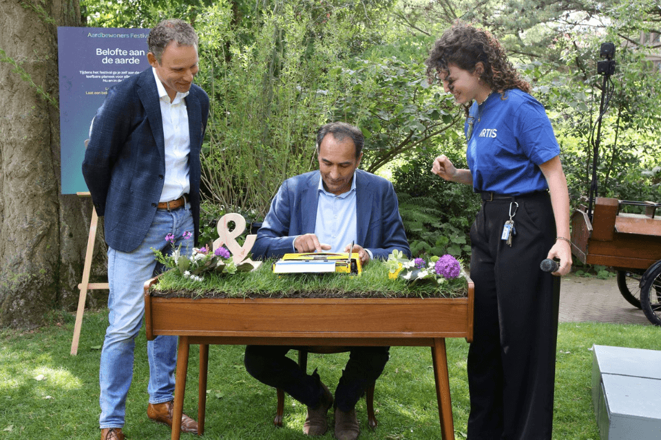 Ondertekening samenwerking Artis en Rabobank Amsterdam