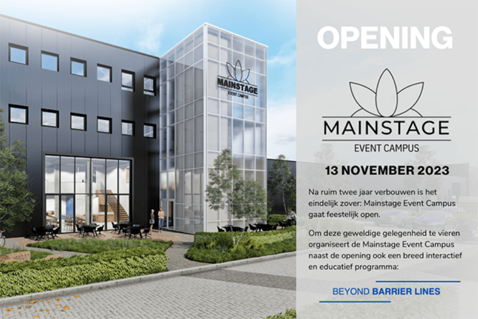 Uitnodiging opening Mainstage Event Campus Zaandam