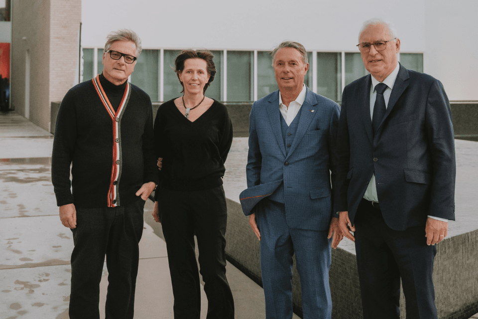 Bart Van Rompuy, Greet Draulans, Dirk Van Rompuy en Jozef Lievens