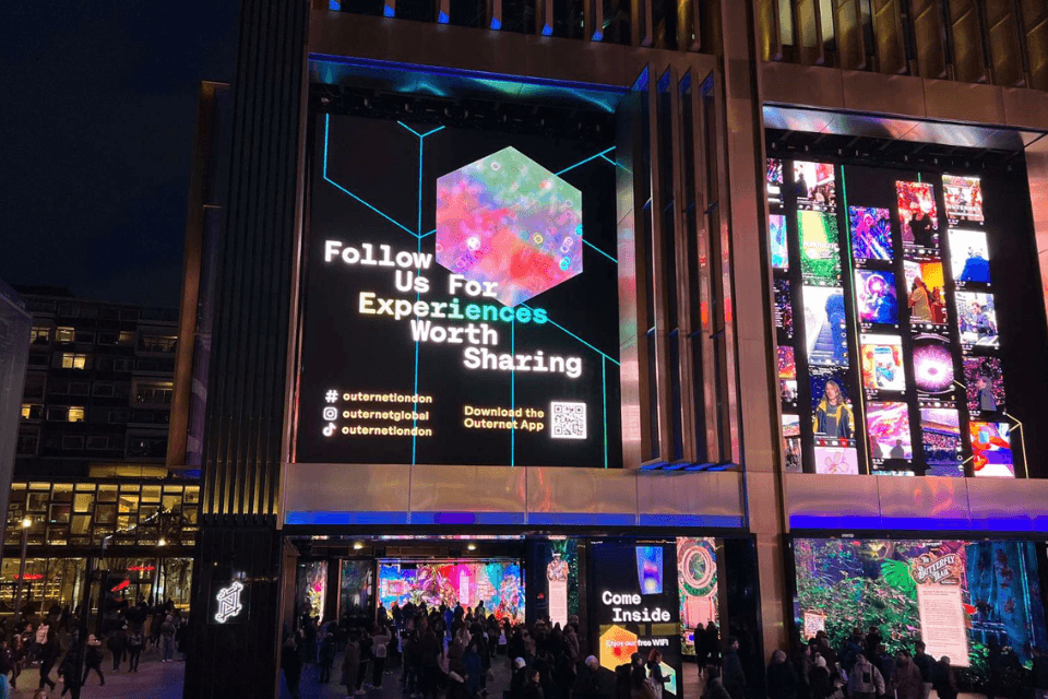 Outernet London consumer tracking