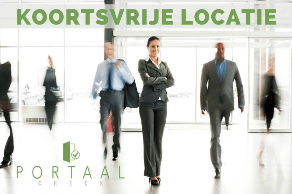 Koortsvrije locatie met infrarood lichaamstemperatuur scanners