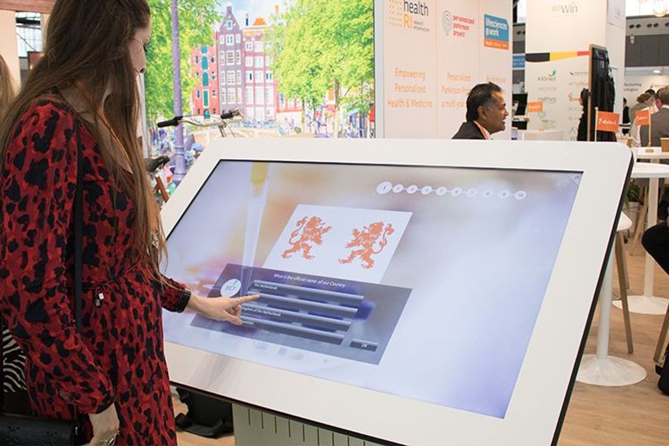 Prestop Health Holland touchtafel omnitapps verhuur